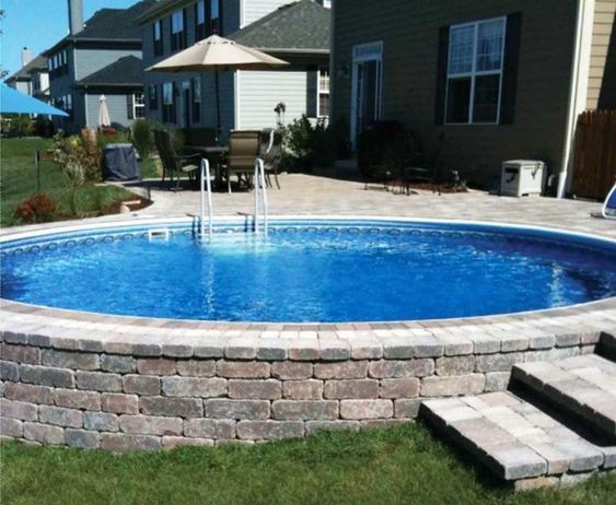 Creatice Above Ground Swimming Pools Vs Inground with Simple Decor